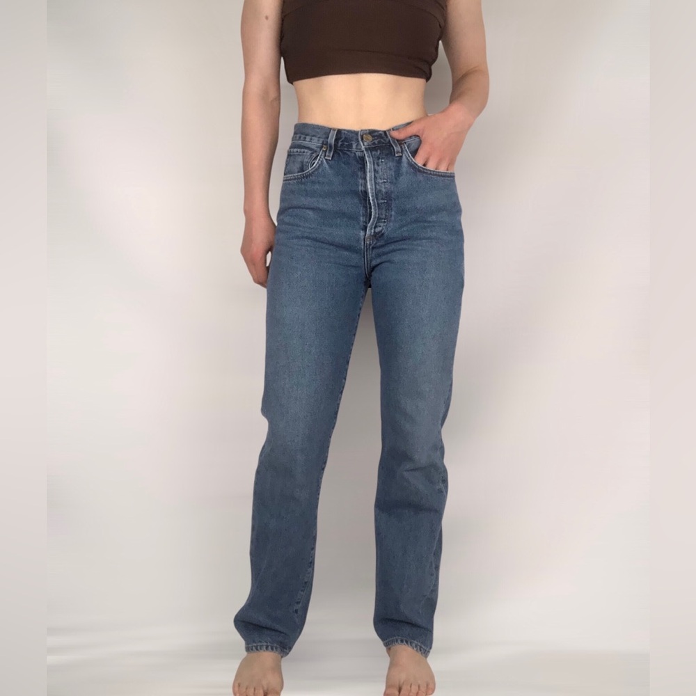 GOLDSIGN Morgan‎ High Rise Straight Leg Jeans